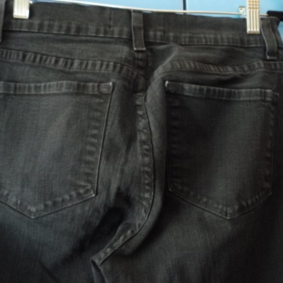 NYDJ JEANS SIZE 6P BLACK STRETCH STRAIGHT LEG - Picture 5 of 6